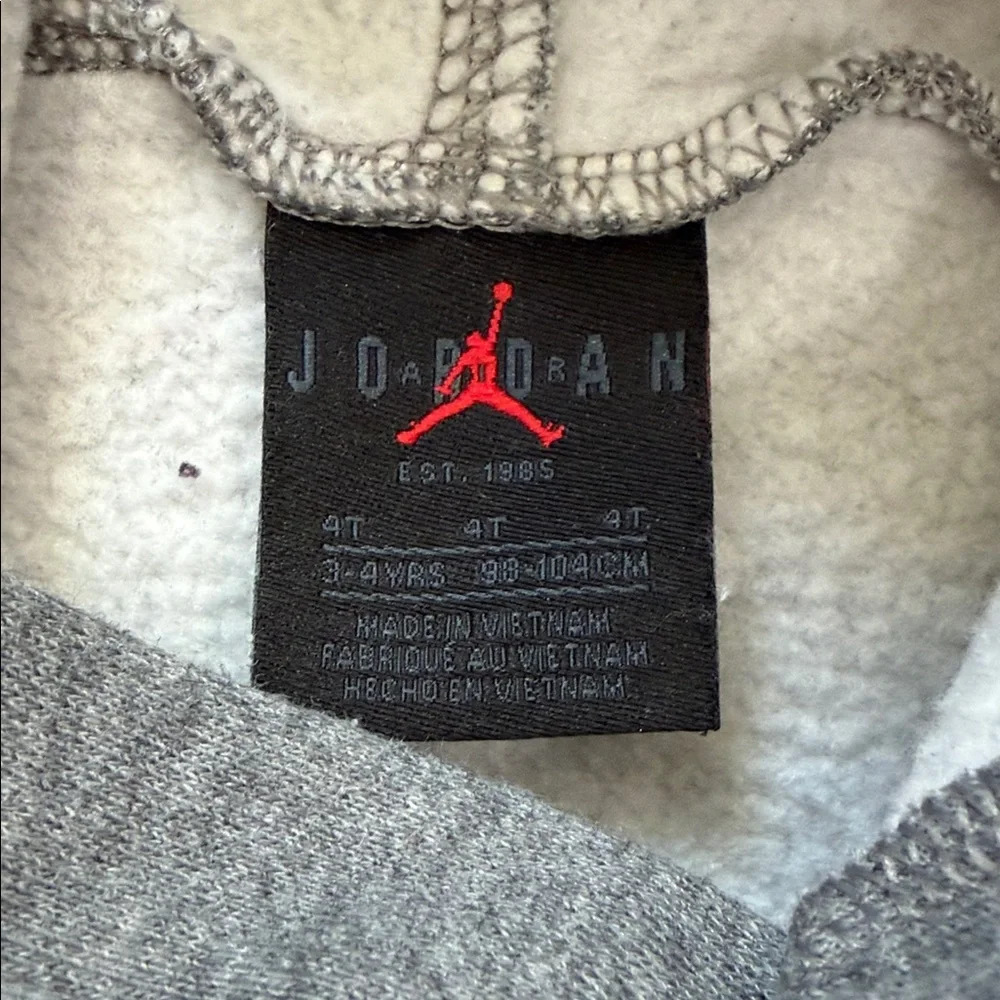 Boy’s Jordan Brand Hoodie/Sweatshirt. Size 4T. Like New Condition.